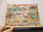 News Ad 1952 Kix Cereal Box Nixie Comic Waterfall Raft Ford Ranch Wagon Al Esper