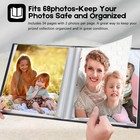 Photo Album 8x10  8x10 Photo Album Book Holds 68 Photos  Art Portfolio Binder Fo