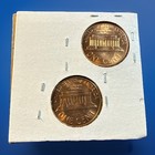 1959-p   D Lincoln Memorial Cents  Two Gem Bu Coins From Obw Rolls   5916