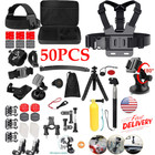50-in-1 Action Camera Accessory Kit For Gopro Hero 13 12 11 10 9   Dive Case Us
