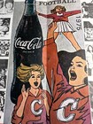 Coca Cola Vintage Advertisement Cheerleading Dallas Area Football Local 1975 Ad