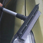 2-in-1 Car Window Cleaning Brush - Squeegee   Scraper With Detachable Handle