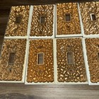 17 Pc Vintage Filigree Ornate Gold Tone Switch And Wall Outlet  Plate Covers Set