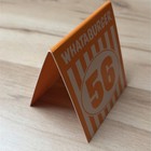 Whataburger Table Tent Marker  56- 56 Individual Restaurant Order Number