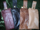 Genuine Soft Leather Eyeglass Case Sunglasses Belt Pouch Glasses Holder Usa
