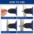 50pcs Rivet Nuts  1 4   -20 Stainless Steel Rivnut  Flat Head Threaded Insert