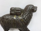 Original Cast Iron Dog Still Coin Bank   Williams   New Foundland   St Bernard