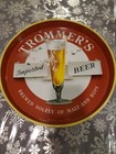 Vtg Trommer s Imported Beer Tray Serving Advertising John Trommer Brooklyn Ny