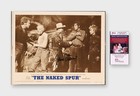 Jimmy Stewart Signed 1962 Lobby Card The Naked Spur 11x14 Jsa Coa Ax73223