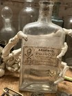 Poison Glass Bottle Apothecary Chemist Pharmacist Medical Clear  Square