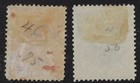 Canada 1893 Qv 20c 50c used  Scott 46-47  F-vf  Cv  185   a6478