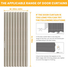 Ajazz 100  Blackout Magnetic Door Curtain Accordion Doors Interior Folding Close