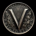 Norway 2020 Silver Plated Bronze Medal - Wwii Liberation-norway Once Again Free