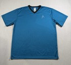 Star Trek Starfleet Insignia Blue V-neck Shirt Adult Xl Kellogs