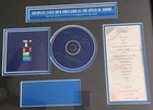Coldplay X   Y Tour Portland Oregon August 17th 2005 Setlist   Cd Framed Display