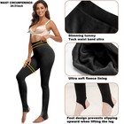 Women Ladies Winter Warm Thick Fleece Lined Thermal Pants Stretch Leggings Black