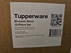 Tupperware 12-piece Blossom Lid Serve   Store Bowl Set - Green Multi Brand New