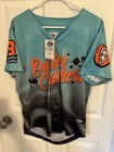 Chesapeake Bowie Baysox Adult S Oystercatchers Alternate Jersey Oyster In Hand