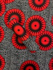 Exclusive Design And Best Design Of African Wax Print- Black   Red  White
