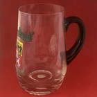 Vintage Pilsner Urquell Logo Crest Beer Glass 0 4l Green Glass Handle Unique