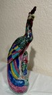 Vintage Chinese Famile Rose Phoenix Bird Figurine flower Frog