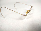 Antique 1 10 12k Gold Fill Eye Glasses Frames Wrap Around Behind The Ear Marked