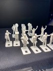 12 Figure Miniature Referee And Chain Gang Set For Electric Football