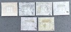 Great Britain J39-j44   1954-1955 Postage Due Stamps   Mh   Used   Watermark 298