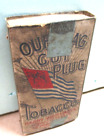 Our Flag Cut Plug Tobacco -- Chewing Smoking - Old Patriotic Box - From Virginia