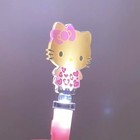 Hello Kitty Light Pen 0 5mm With Spinner And Glitter Official