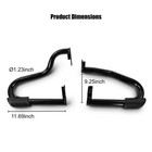 2021-2025 For Honda Rebel 1100 Dct Cmx1100 Black Highway Engine Guard Crash Bars