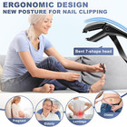 Toenail Clippers For Seniors Thick Toenails  2024 Upgrade Angled Head Large Toe