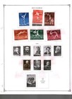 Collection  Bulgaria Part B Scott Album Pages  1956 1964  Cat  97  Mint   Used
