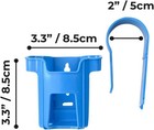 Katai Pool Drink Holder For Above Ground Pools 4-pack Plastic Cup Holders