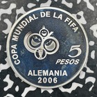 2003 Argentina Football 5 Pesos Lot jm2245 Large Silver  Proof 
