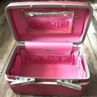 Vintage Royal Traveller Medalist Cosmetic Train Case Hard Shell No Key