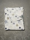 Aden   Anais Baby Muslin Swaddle Blanket White Gray Blue Stars Soft Cotton Lovey