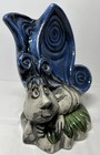 Vintage - Cute Ceramic Glazed 5  Caterpillar Butterfly Figurine - Gare Inc  1973