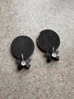 Jack Skellington Earrings With Bows  Wood Lightweight Nightmare Before Christmas