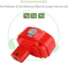 1-pack 18v 3 6ah For Makita 18volt Ni-mh Battery 1822 1834 1823 1833 1835 New
