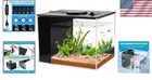 Compact 1 Gallon Aquarium Kit With Adjustable Led Light   Quiet Filter System