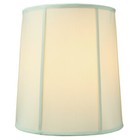 12x14x15 Drum Lampshade With Piping Eggshell