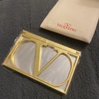 Valentino    v    Logo Gold Compact Mirror- Exclusive Design  Perfect For Your Purse