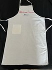 3 Vintage Flour Sack  Hudson Cream Flour Advertising Aprons 35  Long X 21  Wide