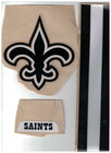 New Orleans Saints Full Size Football Helmet Decals With Center Stripe   Bumper