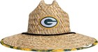 Team Logo Floral Lifeguard Beach Straw Sun Hat