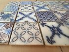 Francia Azulejos Antiguos - Pas De Calais - Desvres - 20 - Tile Set C1870