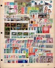 Worldwide On Stock Sheets 1800  Stamps Mint-used
