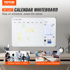 Vevor Magnetic Whiteboard Dry Erase Board 36  X 24  Wall Mounted For Office
