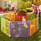 8-panel Baby Playpen Portable Indoor Outdoor Safety Play Yard Toddler Approved